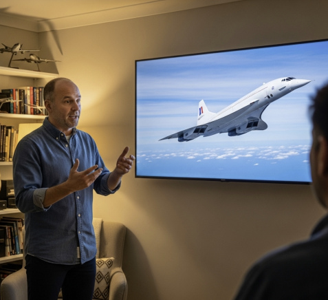 A two-hour "Flying Visit" from Guy Bartlett